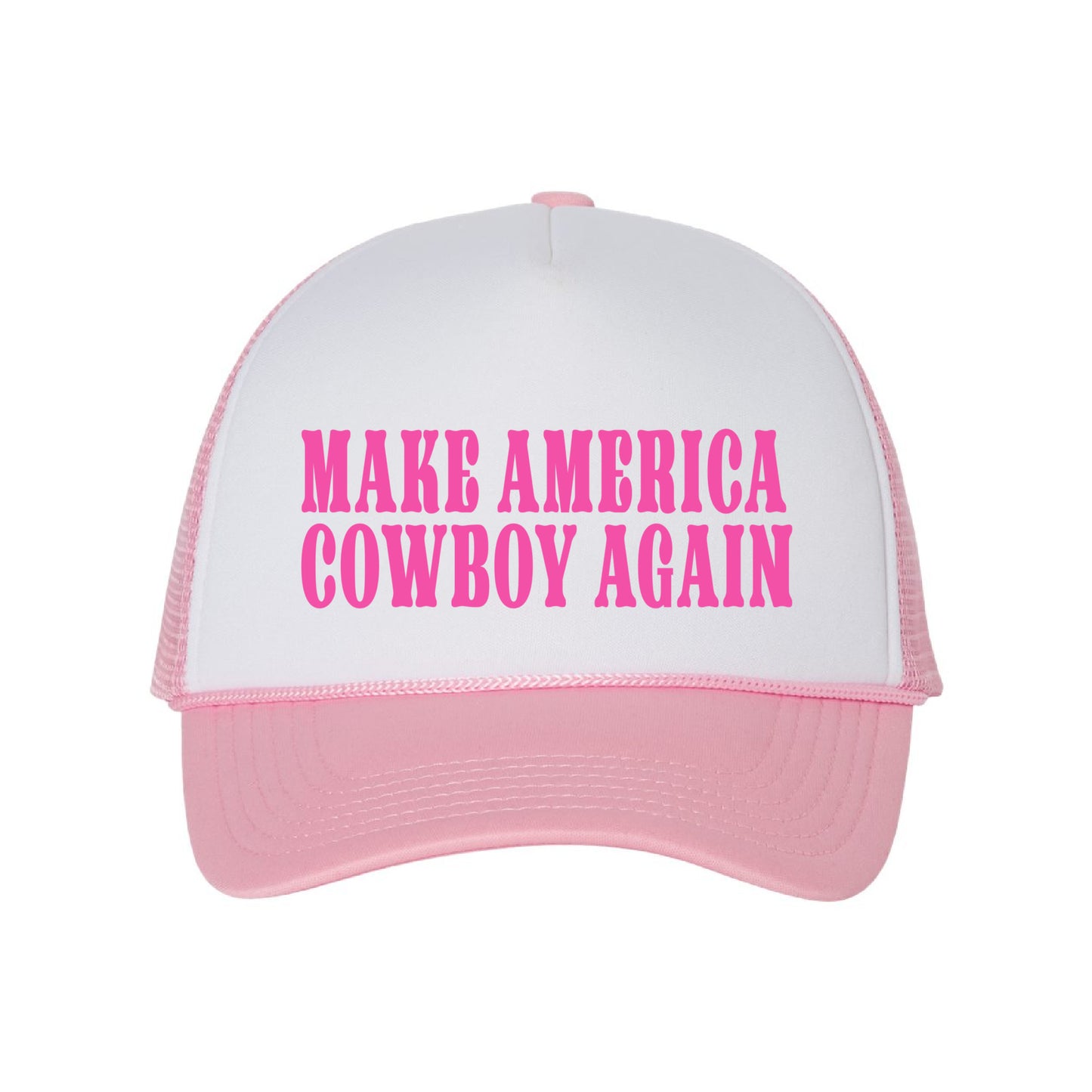 Make America Cowboy Again Trucker Hat