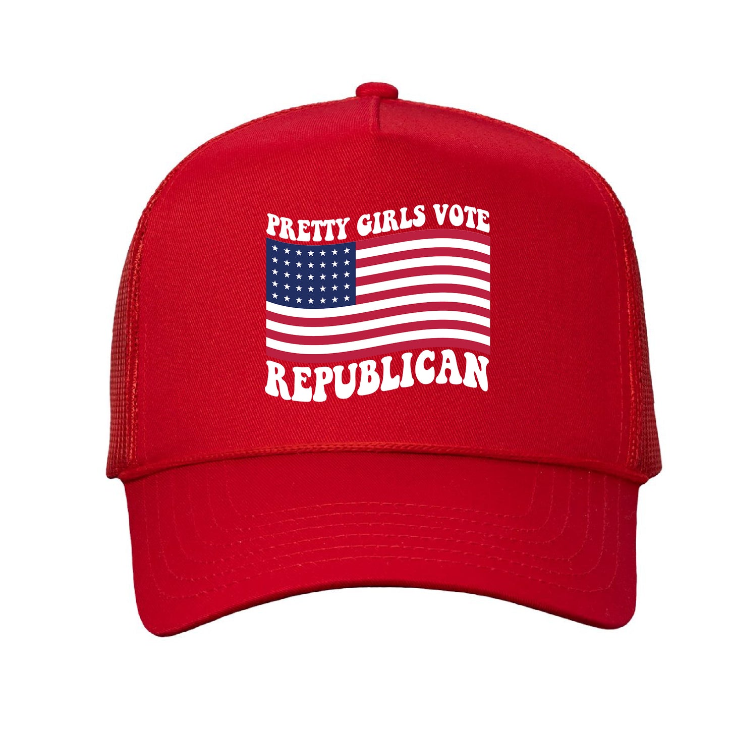 Pretty Girls Vote Republican Trucker Hat